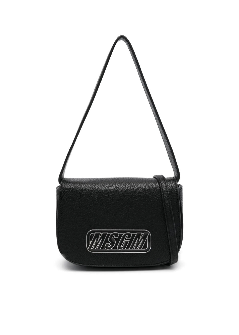 MSGM Kids Borsa Nera con Tracolla per Bambine