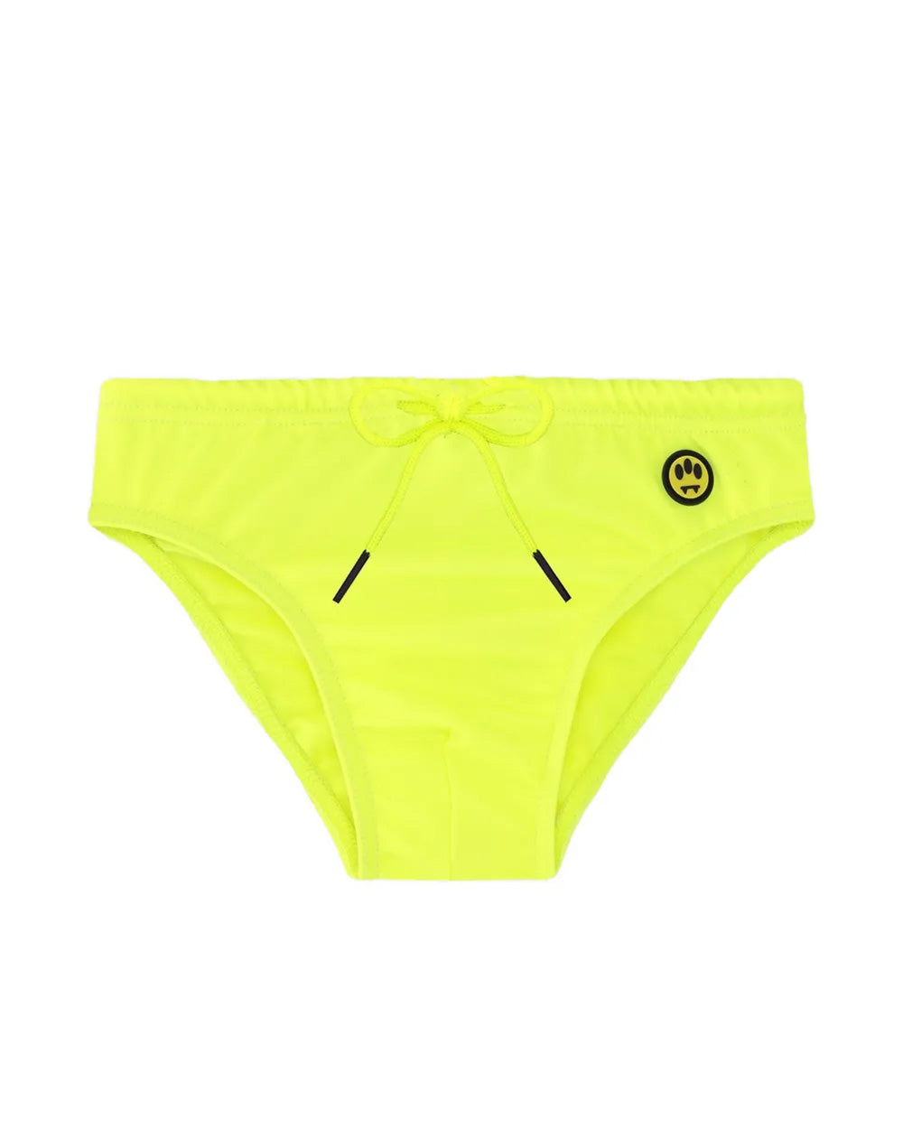 Barrow Kids Costume Slip Giallo Fluo con Logo per Bambini