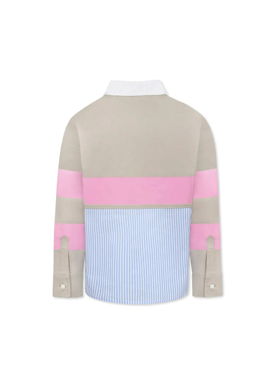 Dsquared2 Kids Polo with color-block design