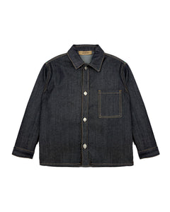 I'M Brian Kids Camicia din Denim con Tasca Frontale per Bambini