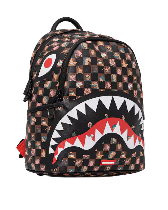 Sprayground Kids Zaino Marrone con Stampe Fantasia Unisex