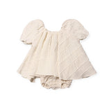 Cocò et Mamà Abito Siria Baby Panna per Neonate