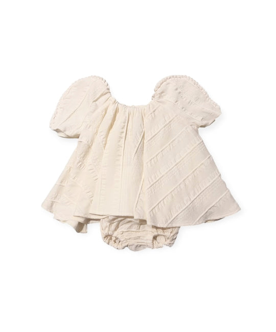 Cocò et Mamà Abito Siria Baby Panna per Neonate