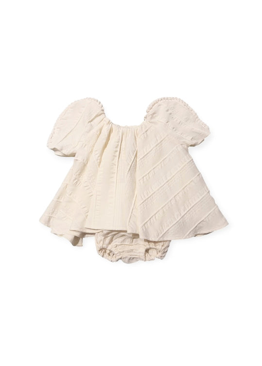 Cocò et Mamà Abito Siria Baby Panna per Neonate