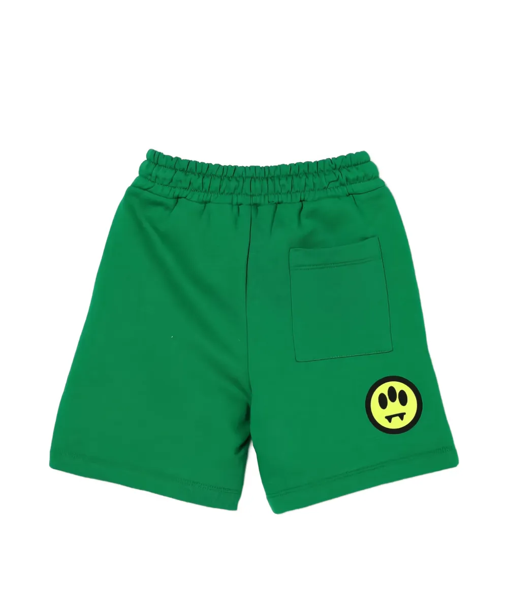 Barrow Kids Short Verde con Logo per Bambini