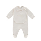 Iceberg Kids Tutina con Bavetta Bianca per Neonati (dettaglio)