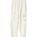 Hinnominate Kids Pantaloni Joggers Bianchi