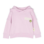 Barrow Kids Felpa con Cappuccio Rosa per Neonate fronte
