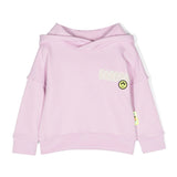 Barrow Kids Felpa con Cappuccio Rosa per Neonate fronte