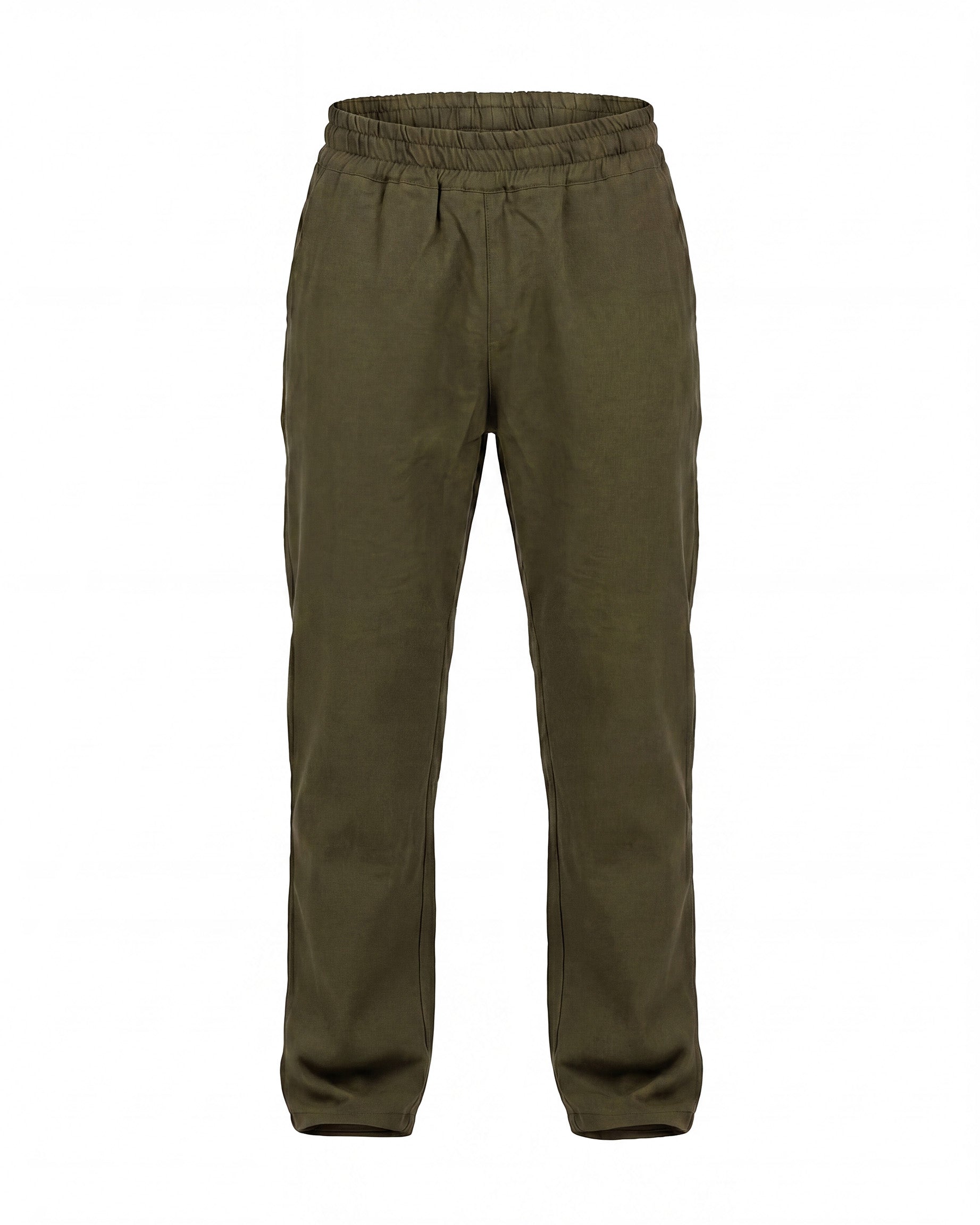 Daniele Alessandrini Kids Pantalone Verde Militare con Logo per Bambini