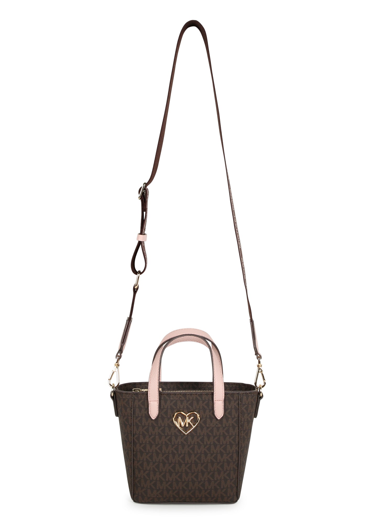 Michael Kors Kids Borsa Marrone Tote con Monogram per Bambine 