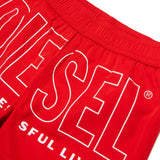 Diesel Kids Costume Rosso con Logo per Neonati