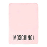 Moschino Kids Borsa Fasciatoio con Tracolla e Stampa Logo Teddy Bear per Neonati