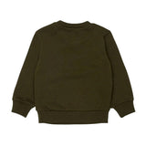 Dsquared2 Kids Felpa Verde Scuro Logo Rosso per Neonati