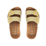 Sensi Kids Prestige Beige Double Band Sandal for Girls