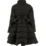 Elisabetta Franchi La Mia Bambina Piumino Nero Long per Bambine