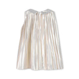 Michael Kors Kids Abito Oro Plissettato per Neonate (retro)