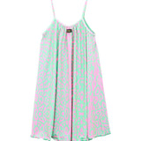 EffeK Copricostume Abito Fantasia Maculata Verde/Fucsia per Bambine (retro)