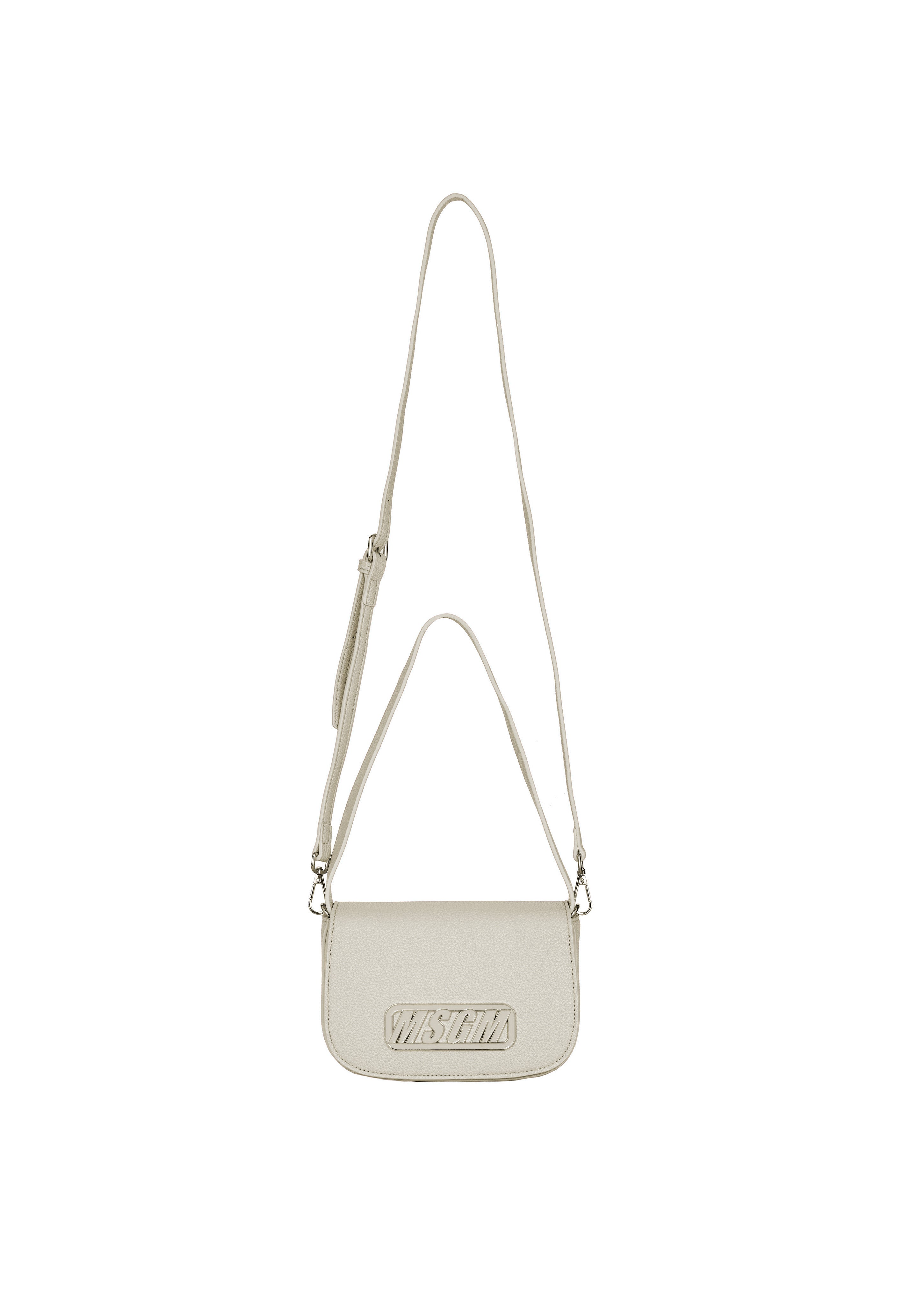 MSGM Kids Borsa Crema con Tracolla per Bambine