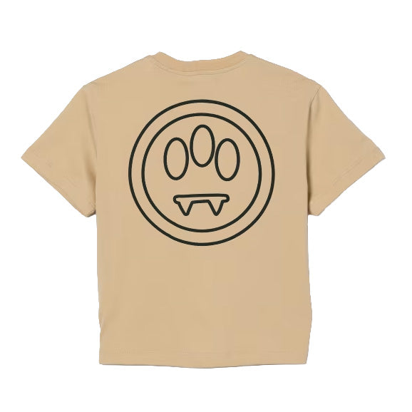 Barrow Kids T-Shirt Sabbia con Logo Unisex
