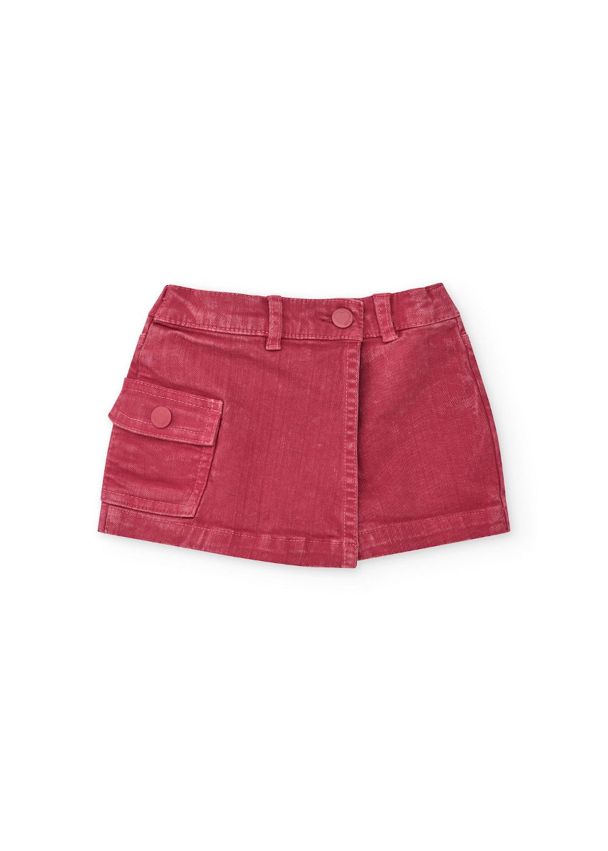 Tuc Tuc Gonna Shorts Rossa per Neonate