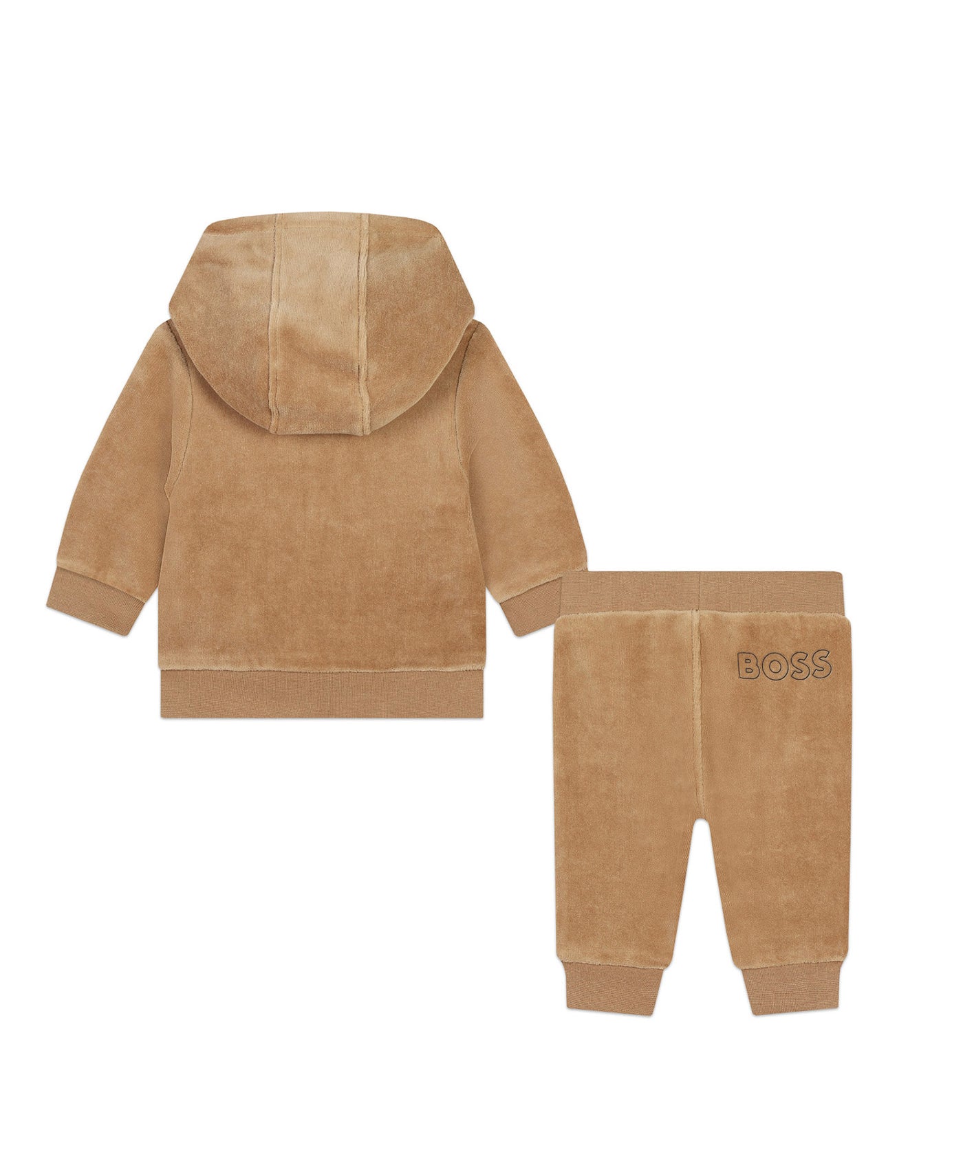 Boss Kids Completo Felpa con Pantalone Biscotto per Neonati (retro)