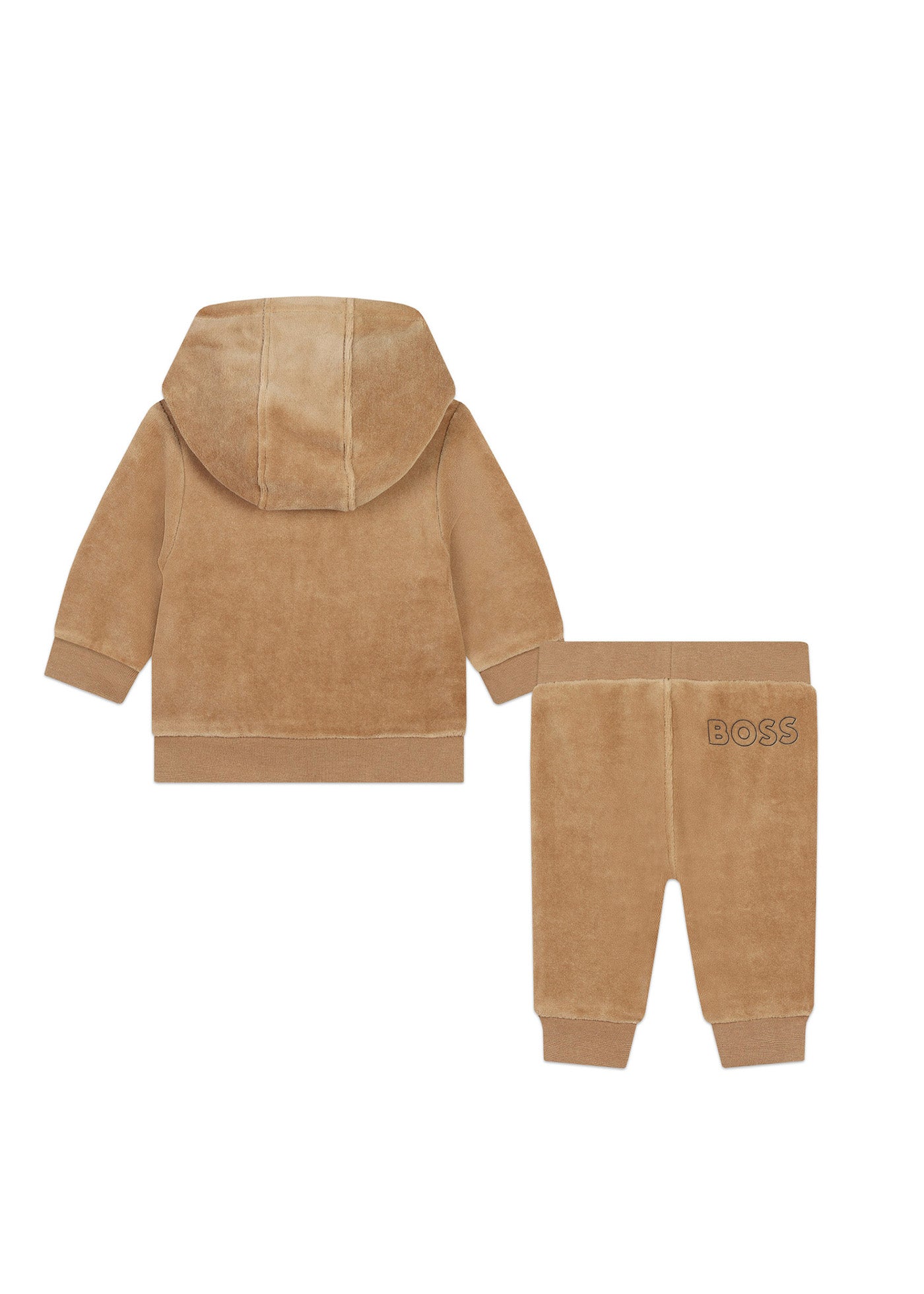 Boss Kids Completo Felpa con Pantalone Biscotto per Neonati (retro)