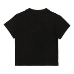 Moschino Kids T-Shirt Nero con Logo Teddy Bear per Neonato