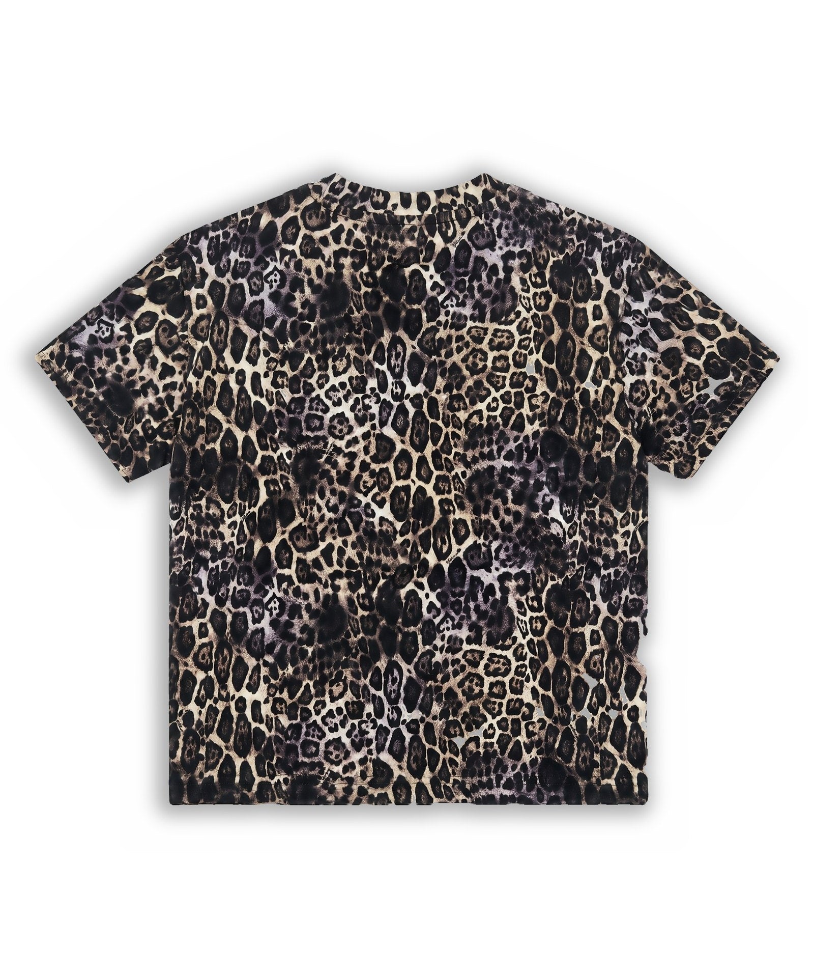 JUST CAVALLI KIDS T-shirt con stampa leopardo e logo ricamato per Bambini