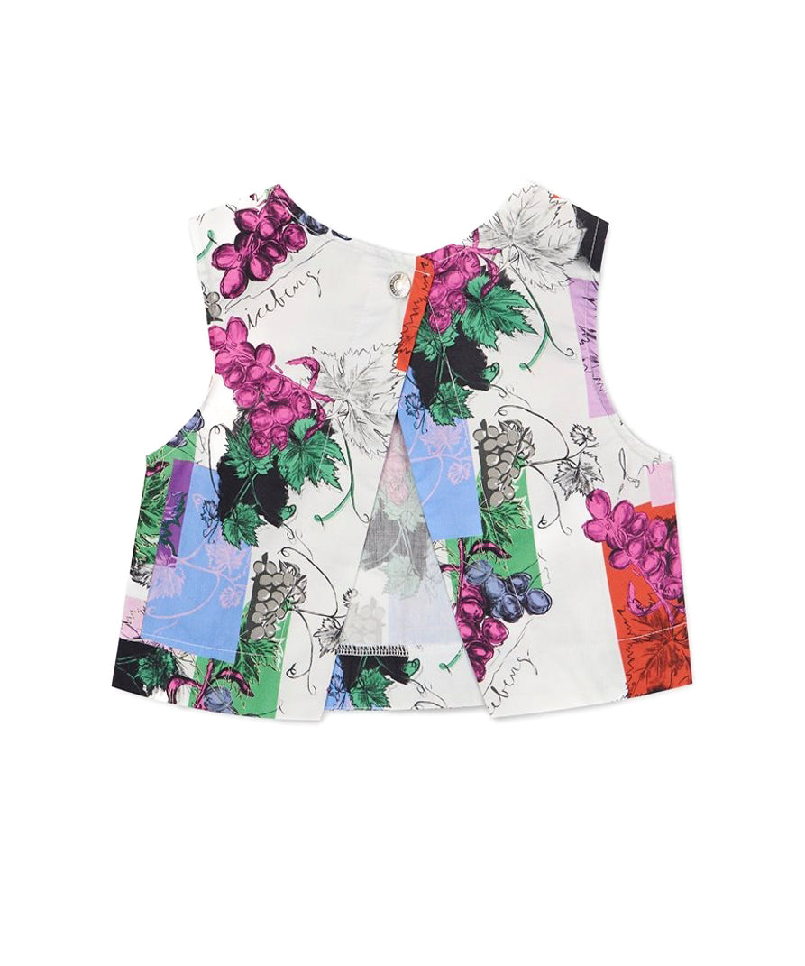 Iceberg Kids Canotta Fantasia Fruits per Bambine