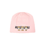 Moschino Kids Cappello Rosa con Teddy Bear per Bambine