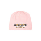 Moschino Kids Cappello Rosa con Teddy Bear per Bambine