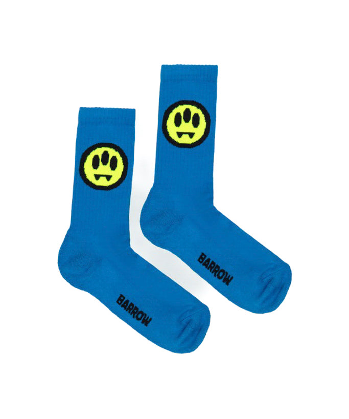 Barrow Kids Calzini Turchesi con Stampa Smile