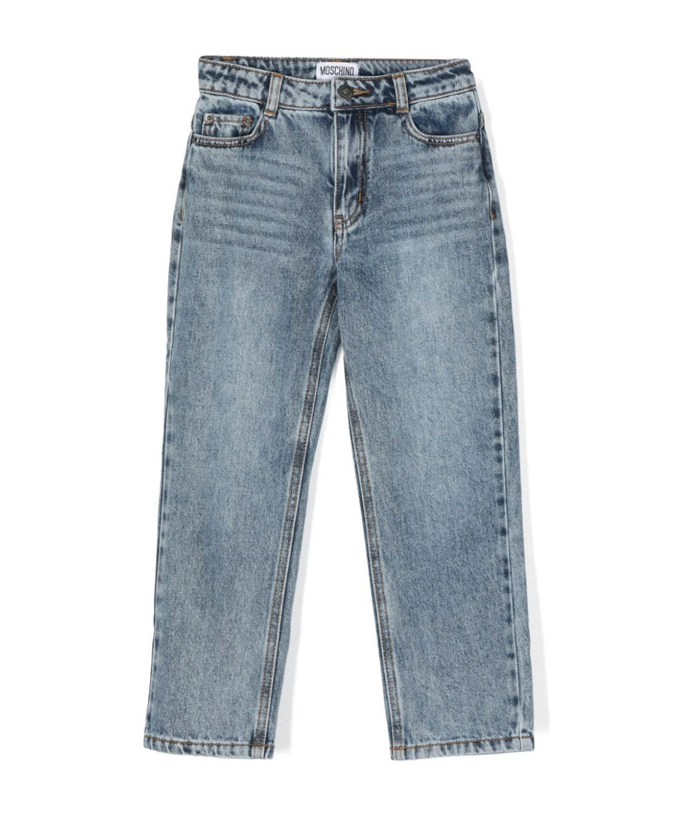 Moschino Kids Jeans in Denim per Bambini