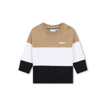 Boss Kids Maglione Color-Block Biscotto per Neonati
