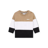 Boss Kids Maglione Color-Block Biscotto per Neonati
