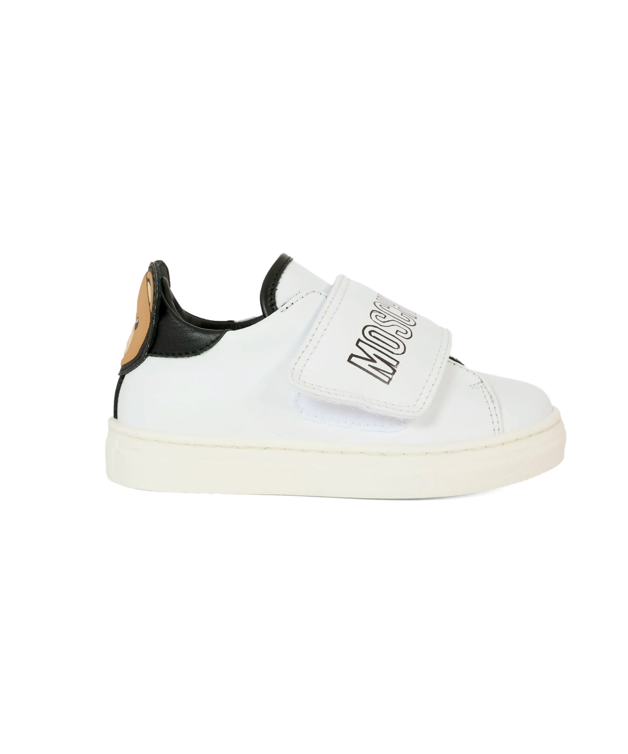 Moschino Kids Sneakers con Strappo e Logo Teddy per Bambini