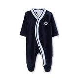 Boss Kids Tutina + Cappello Navy in Cotone per Neonati