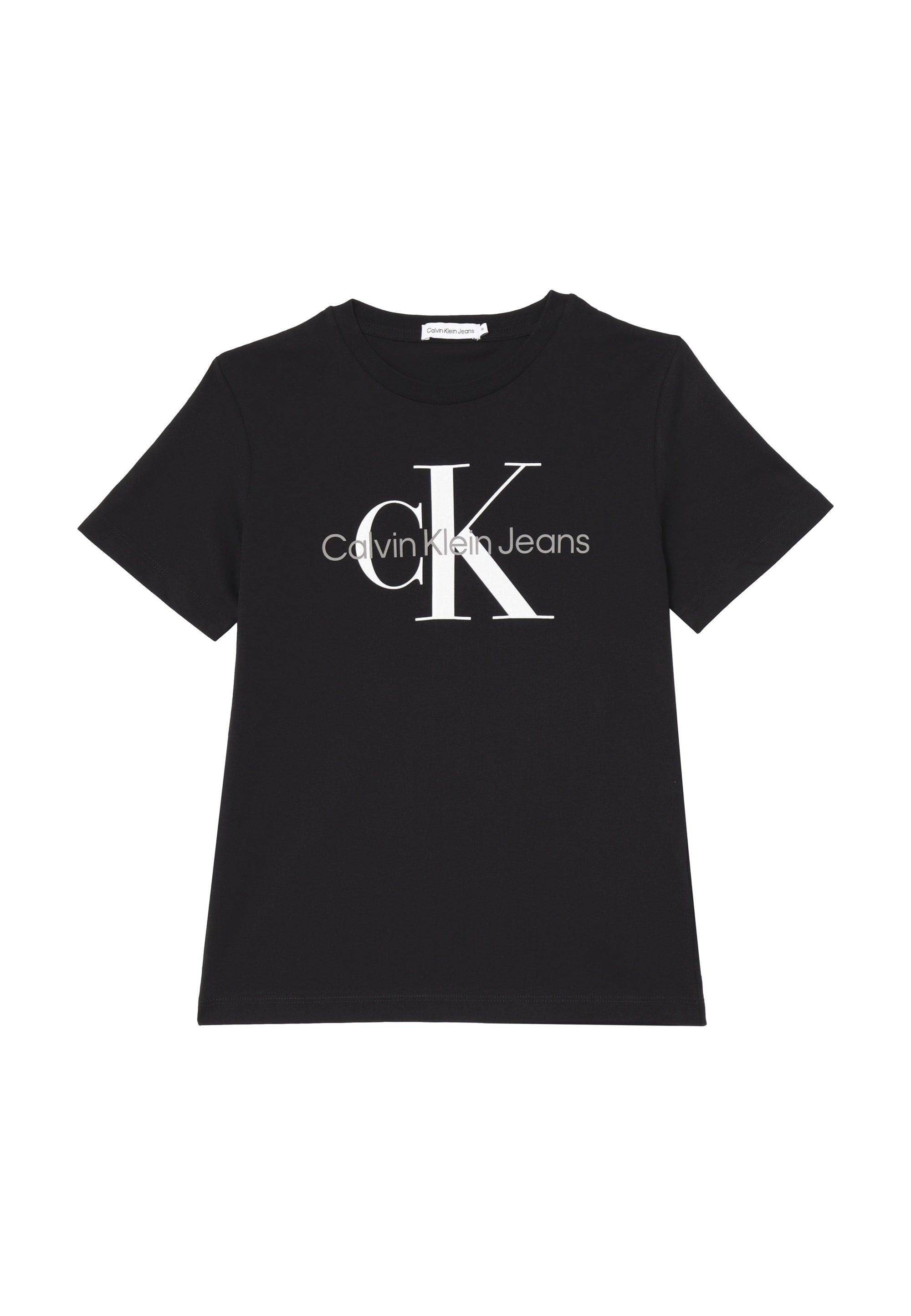 Calvin Klein Kids T-shirt Nera con Stampa per Bambini