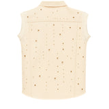 I'm Brian Camicia Smanicata Denim Beige per Bambini