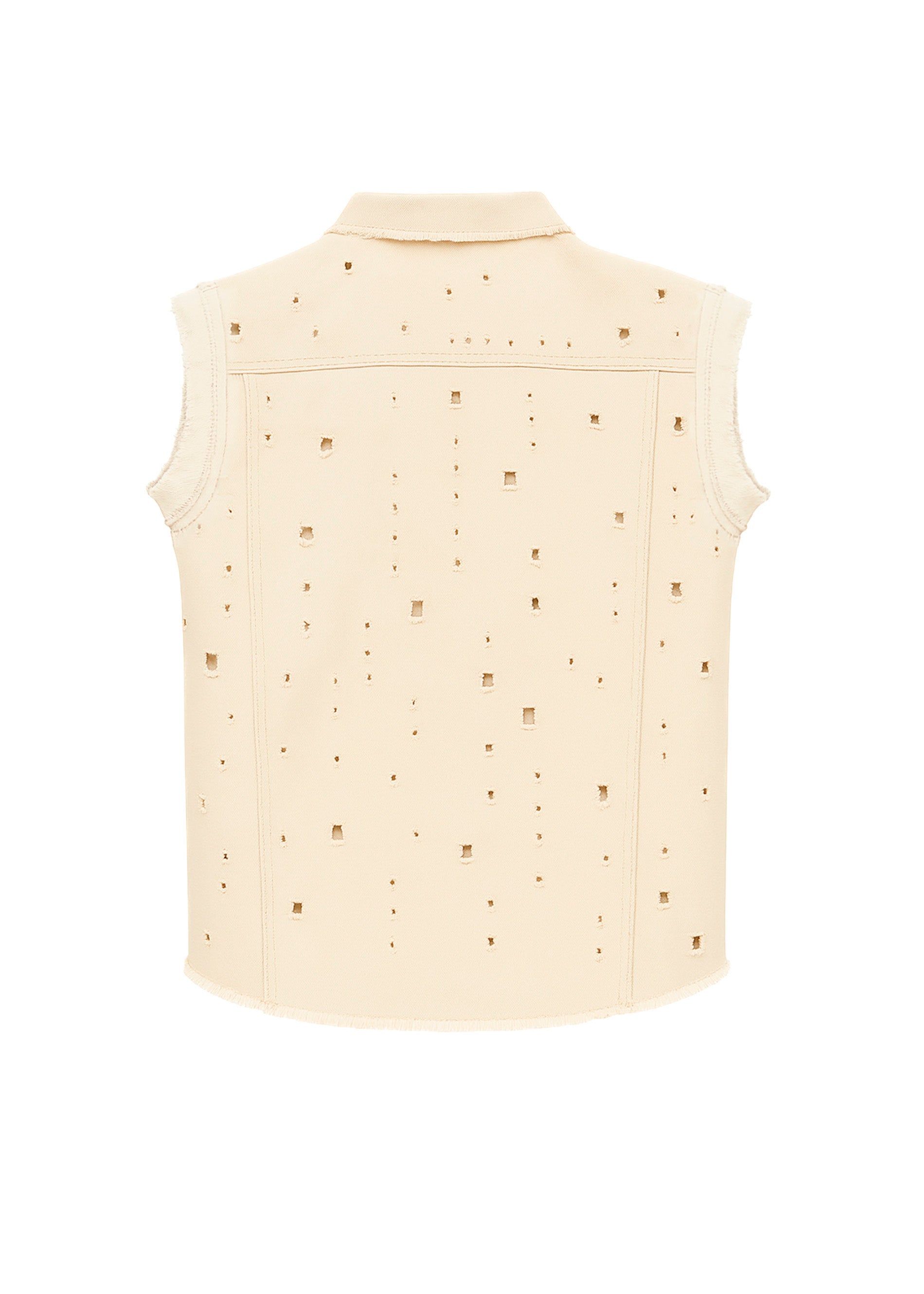 I'm Brian Camicia Smanicata Denim Beige per Bambini