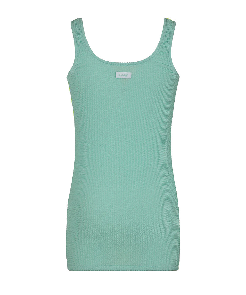 F**K Kids Vestito Copricostume Verde per Neonate
