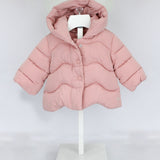 Minibanda Giubbotto Rosa con Cappuccio per Neonate