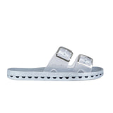 Sensi Kids Sandalo Argento con Fibbia Trasparente Unisex