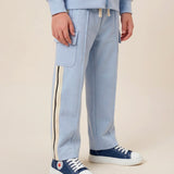 Palm Angels Kids Sky Blue Cargo with Drawstring for Kids