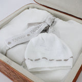 Marlù Cappello Bianco Noce per Neonati