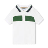 Boss Kids Polo Bianca per Neonati