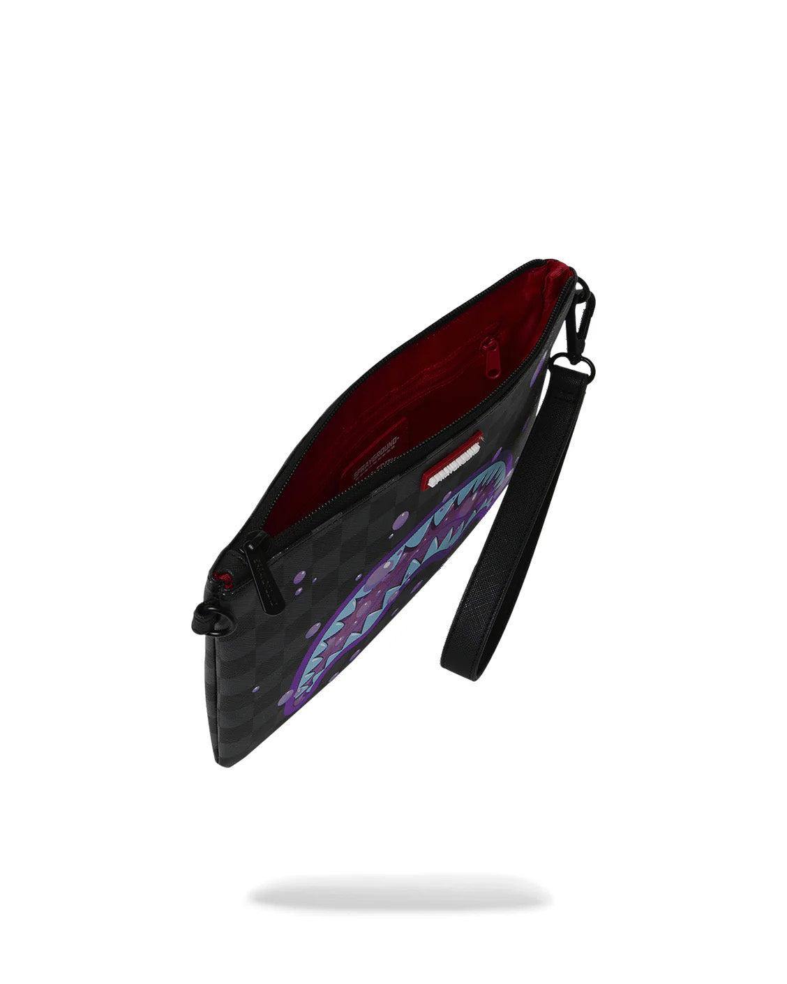 Sprayground Kids Borsello Nero Fantasia Viola e Azzurro Unisex