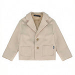 Daniele Alessandrini Kids Giacca Beige con Tasche per Neonati