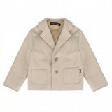 Daniele Alessandrini Kids Giacca Beige con Tasche per Neonati